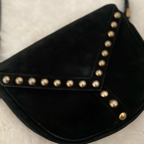 Saint Laurent Y Studs Besace Crossbody Bag - Picture 3 of 9